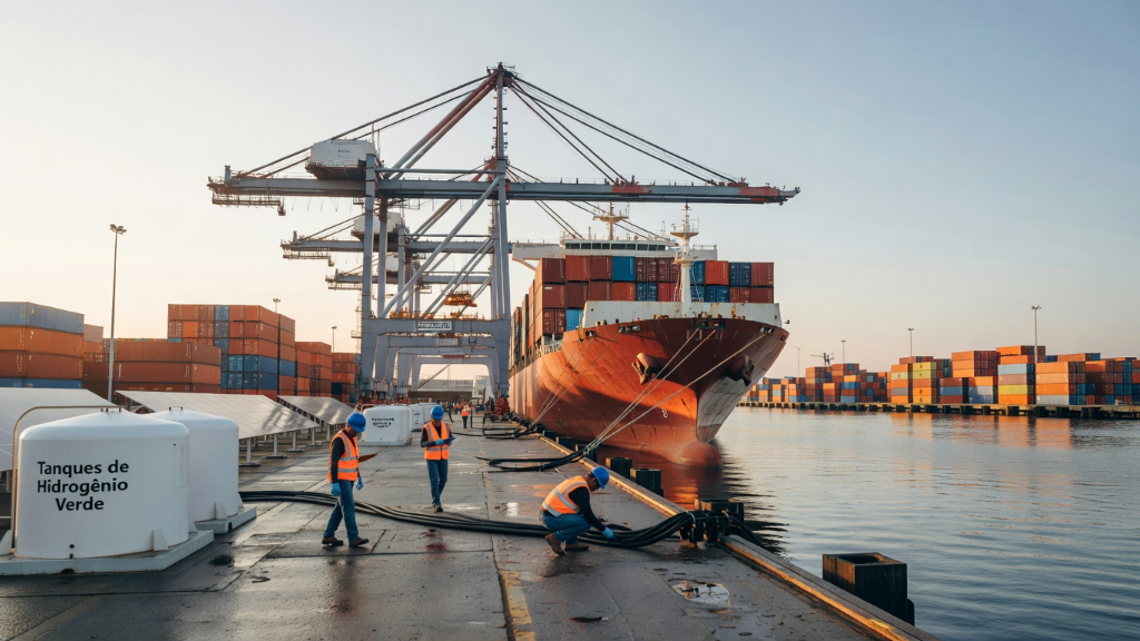 Transição energética e eletrificação de portos brasileiros atraem capital estrangeiro