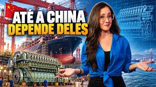 Por que apenas três empresas fabricam os maiores motores marítimos do mundo?